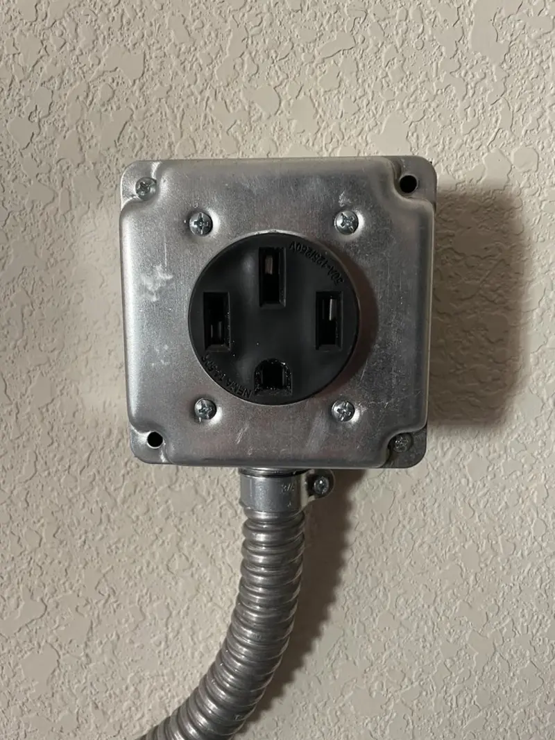NEMA 14-50 outlet installed for Electrical Panel Upgrade in Rockwood